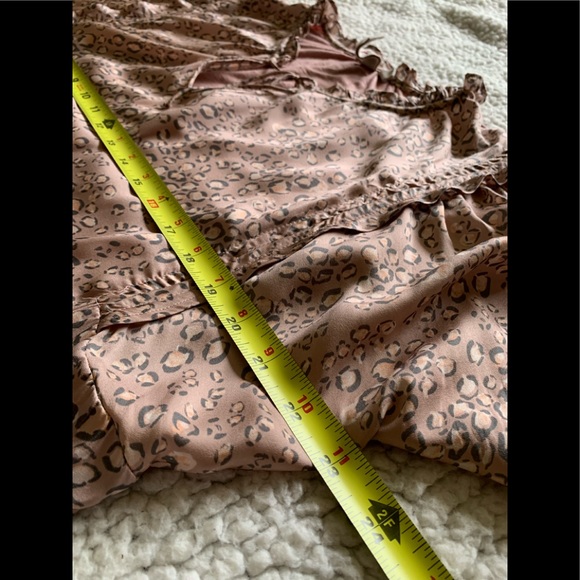 Dolan for Anthro blush animal print blouse. - Picture 10 of 11